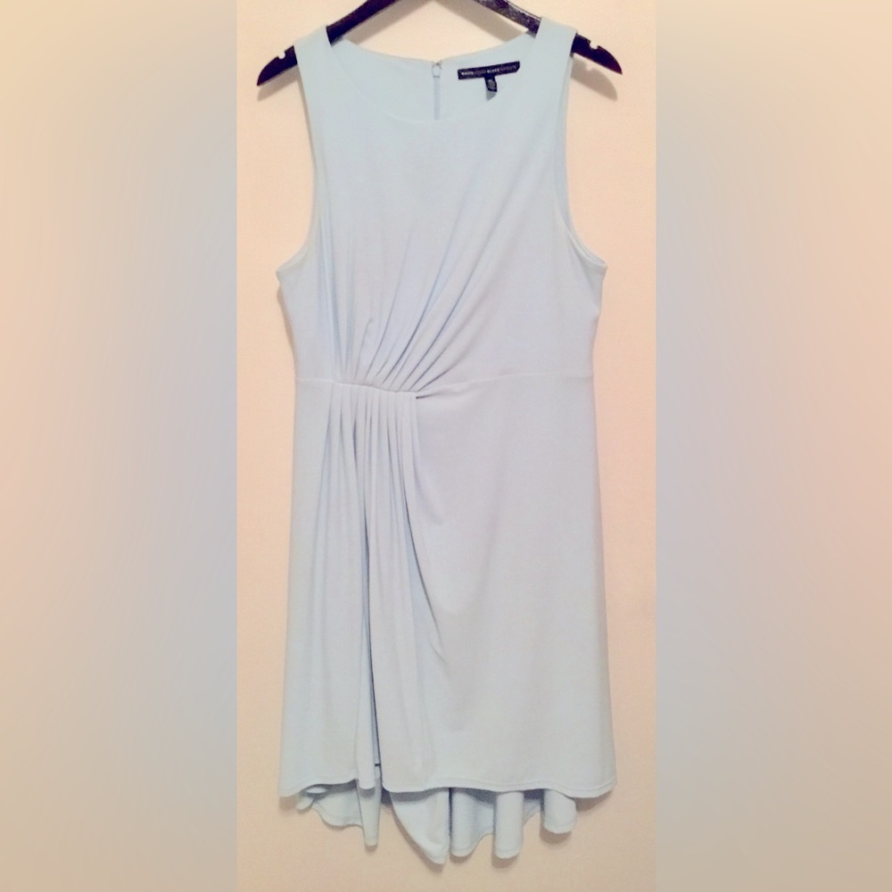 White House Black Market baby blue dress size 10